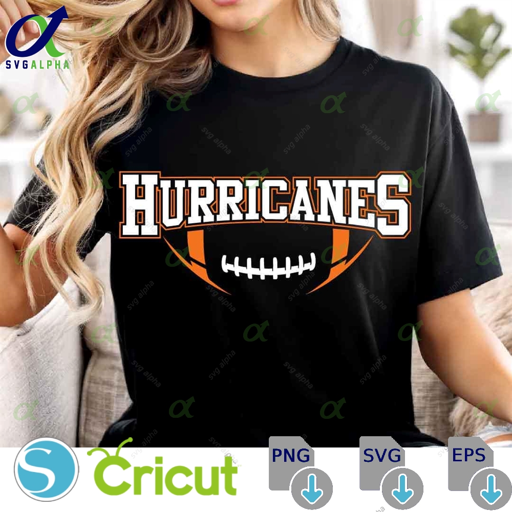 Hurricanes Mascot Svg Png Hurricanes Football Svg Varsity Hurricanes Shirt School Spirit Mascot Svg Football Designs Football Mom